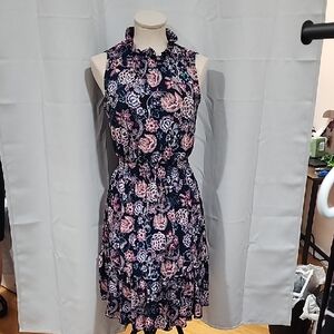 Enfocus Studio Floral Sleeveless Mini Dress